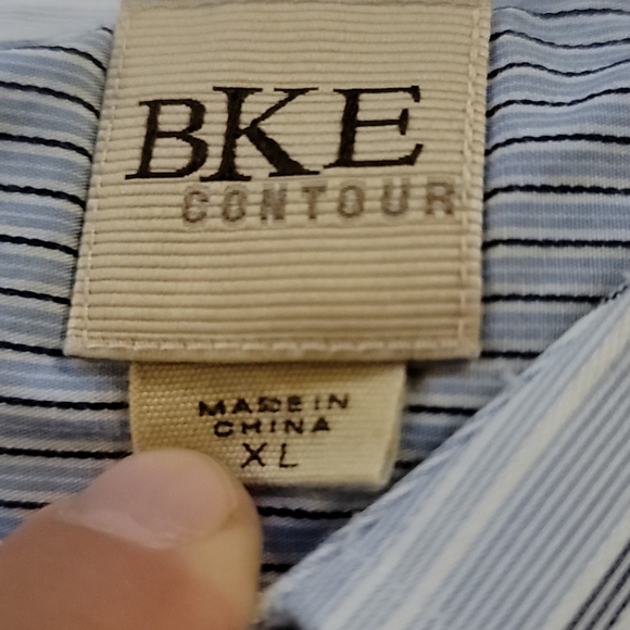 BKE Contour Button Down Cotton Sz XL - Picture 7 of 7